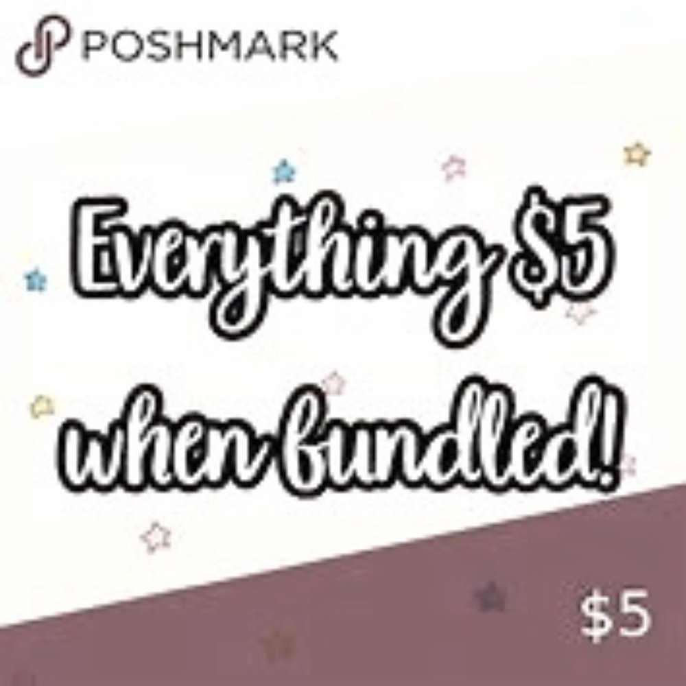 $5 SALE! BUNDLE AND SAVE! FIRM PRICE